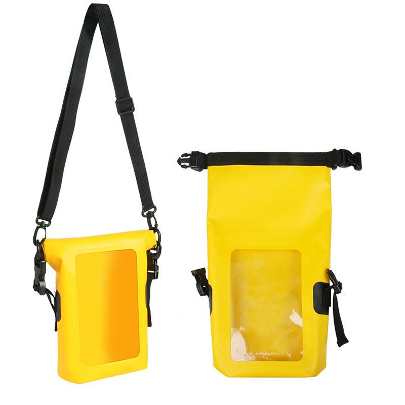 Product Introduction of Outdoor mobile phone water-proof shoulder bag waterproof Drybag seaside beach swimming drifting 2L crossbody bag fashion PVC waterproof bag bag 12