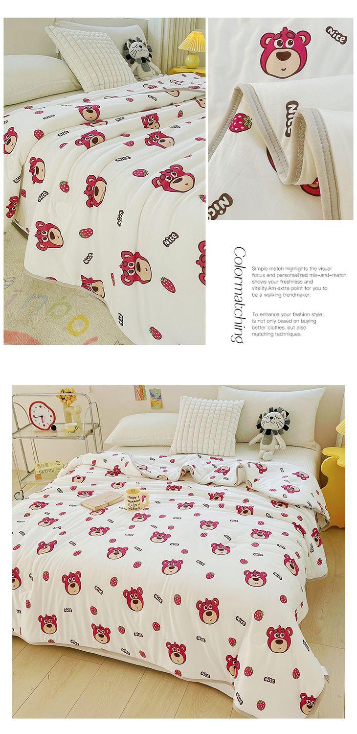 Product Introduction of 2025 Knitted Cotton Air Conditioning Quilt Summer Cool Quilt Washable Summer Children's Kindergarten Thin Summer Quilt Dormitory Quilt Core 16