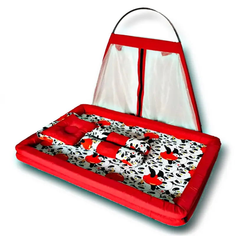 BEST-SELLER Kasur Bayi Kelambu / Tempat Tidur Bayi Kelambu Set Bantal Guling Free Sarung Tangan Bayi Nyamuk 1