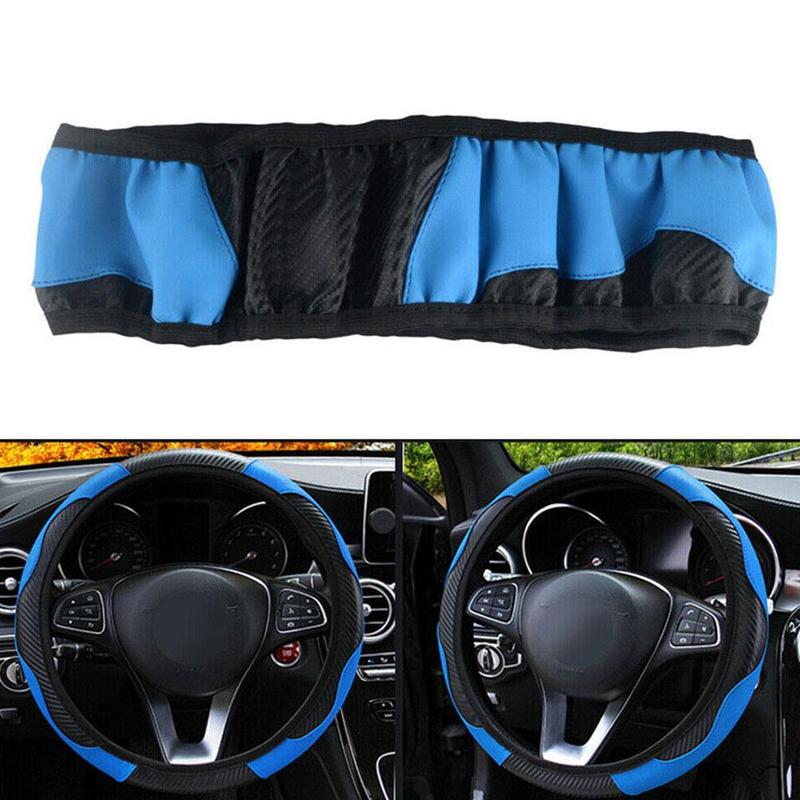 Product Introduction of Fashion Breathable Anti Slip Carbon Fiber Car Steering PU Decoration Wheel Universal Covers D2N0 27