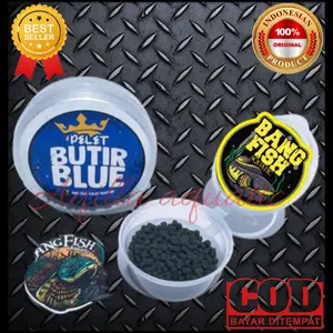 premium blue pigment (pelet butir blue) fajar Arief X bangfish repack