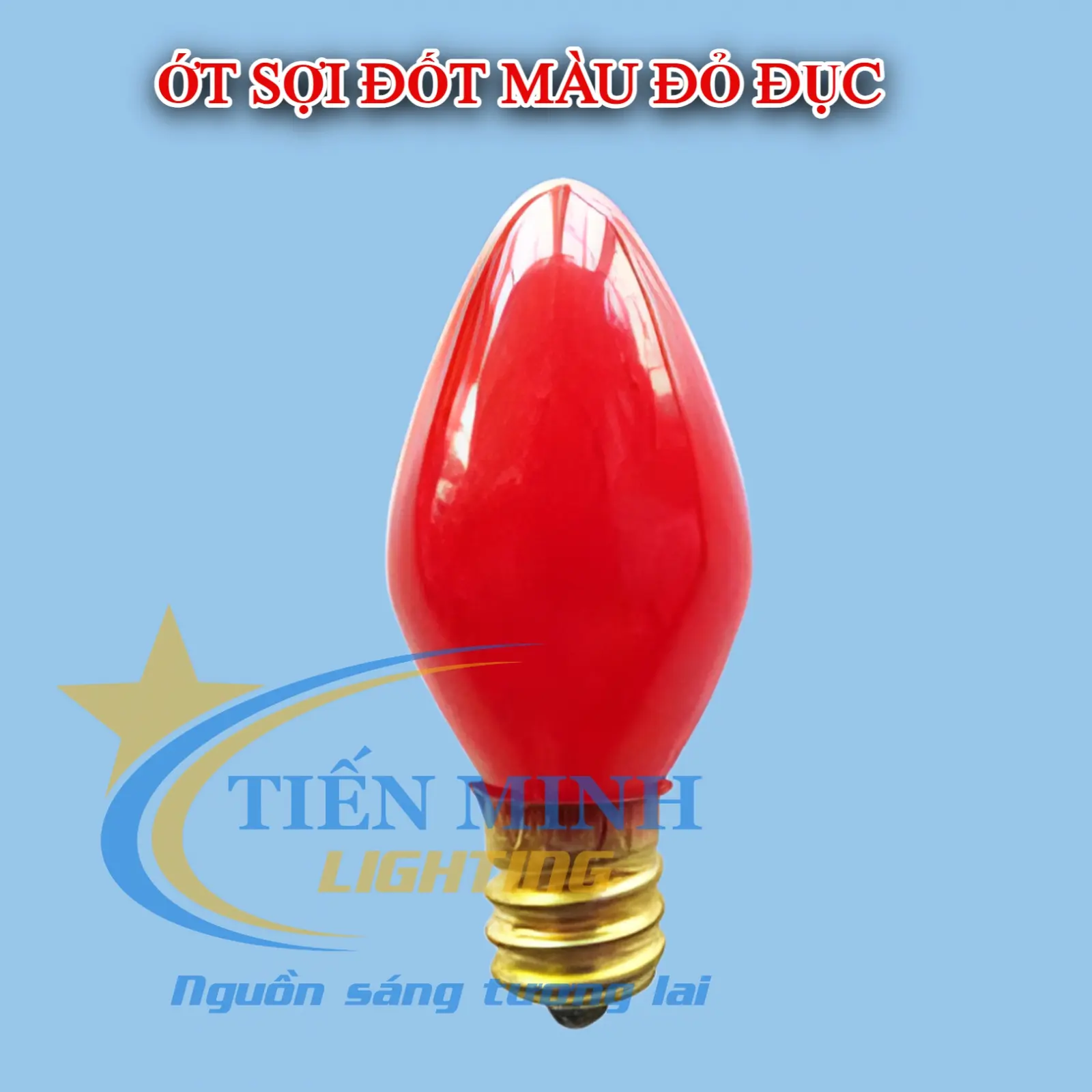 Bóng Trái Ớt Sợi Đốt Nhiều Màu, 1W, Trọng Lượng Nhẹ, Dễ Thay Thế, Lắp Đặt, Dùng Chiếu Sáng, Trang Trí Nội Thất, Đèn Thờ