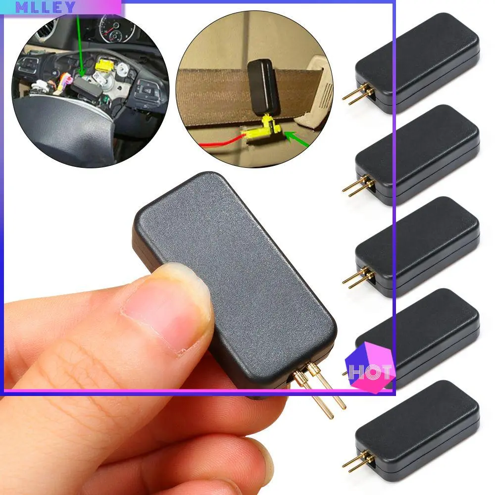 1/2/3pcs Black Diagnostic Tool Universal Car SRS Simulator Emulator Airbag Fault Finding Resistor Bypass Air Bag
