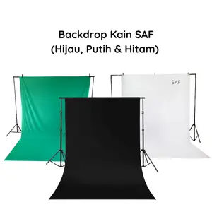 Backdrop studio fotografi / kain background photo studio green screen