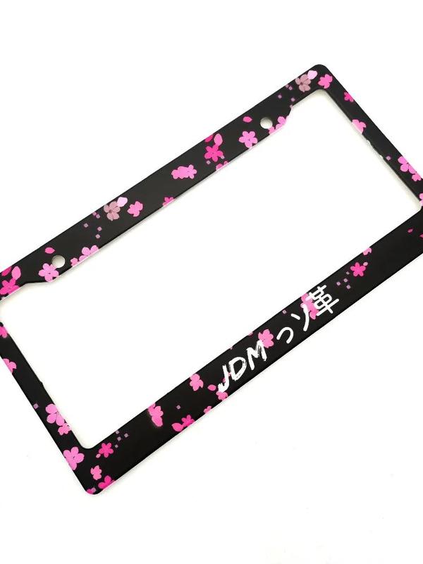 Product Introduction of Spot Goods COD 1PCS Car License Plate Frame Standard ABS JDM Style For Decoration Auto Number Plate Frame 20