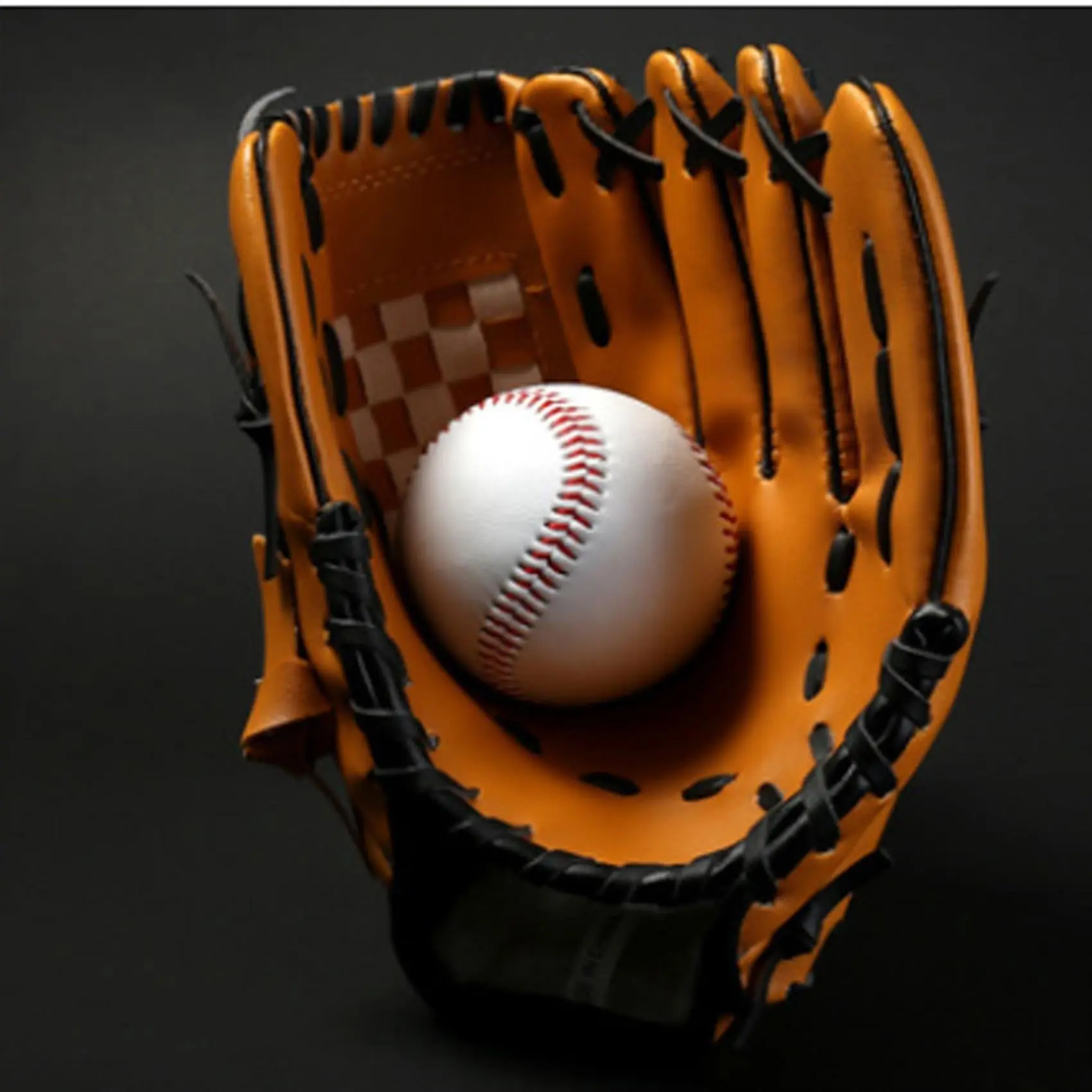 1pc Baseball Sports Portable Practical Baseball Glove Outdoor Softball Practice Universal Equipment
