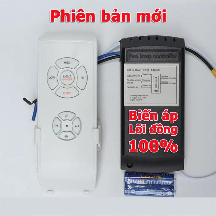 Bộ điều khiển quạt trần từ xa - công tắc điều khiển quạt trần, mạch điều khiển quạt từ xa