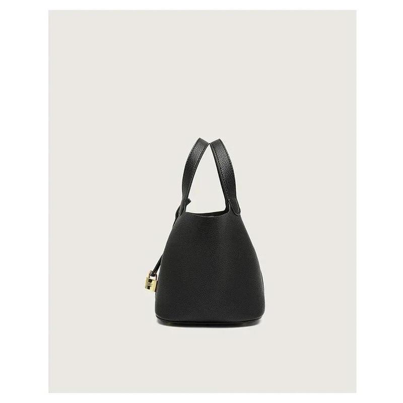 Lychee Patterned Bucket Bag Women'S Handbag Picotin Bag 7