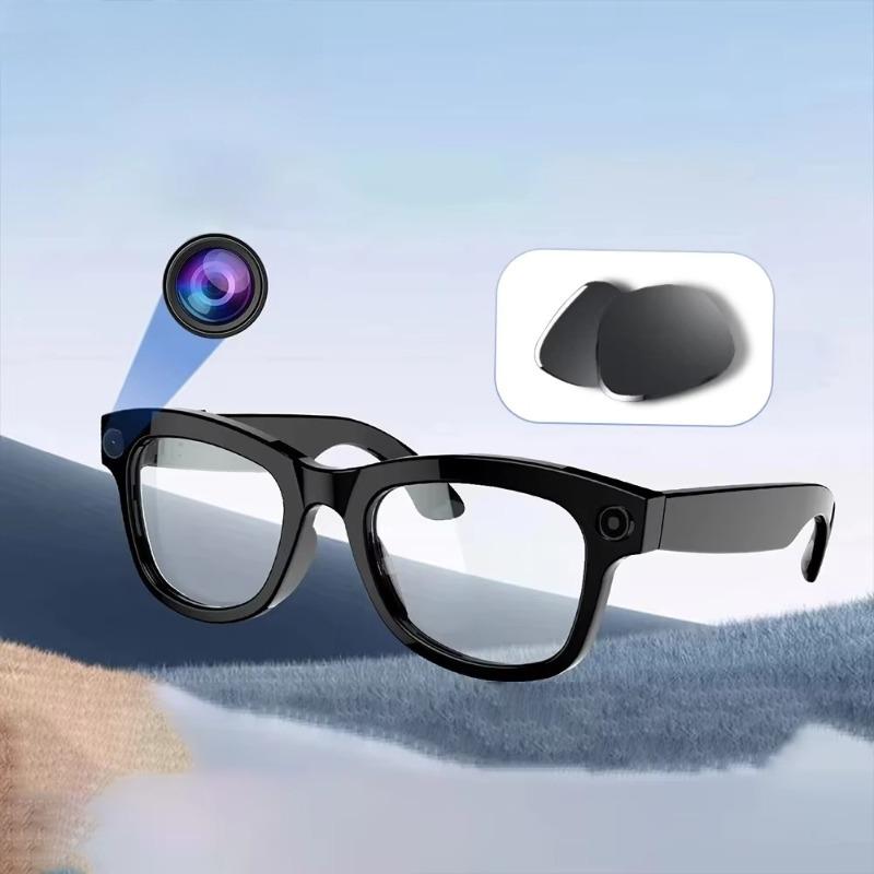 M01PRO Smart Glasses with Camera 8 Mega-Pixel Wifi Voice Wake-up Music Playback  Smart Glasses Wifi AI Camera Glasses