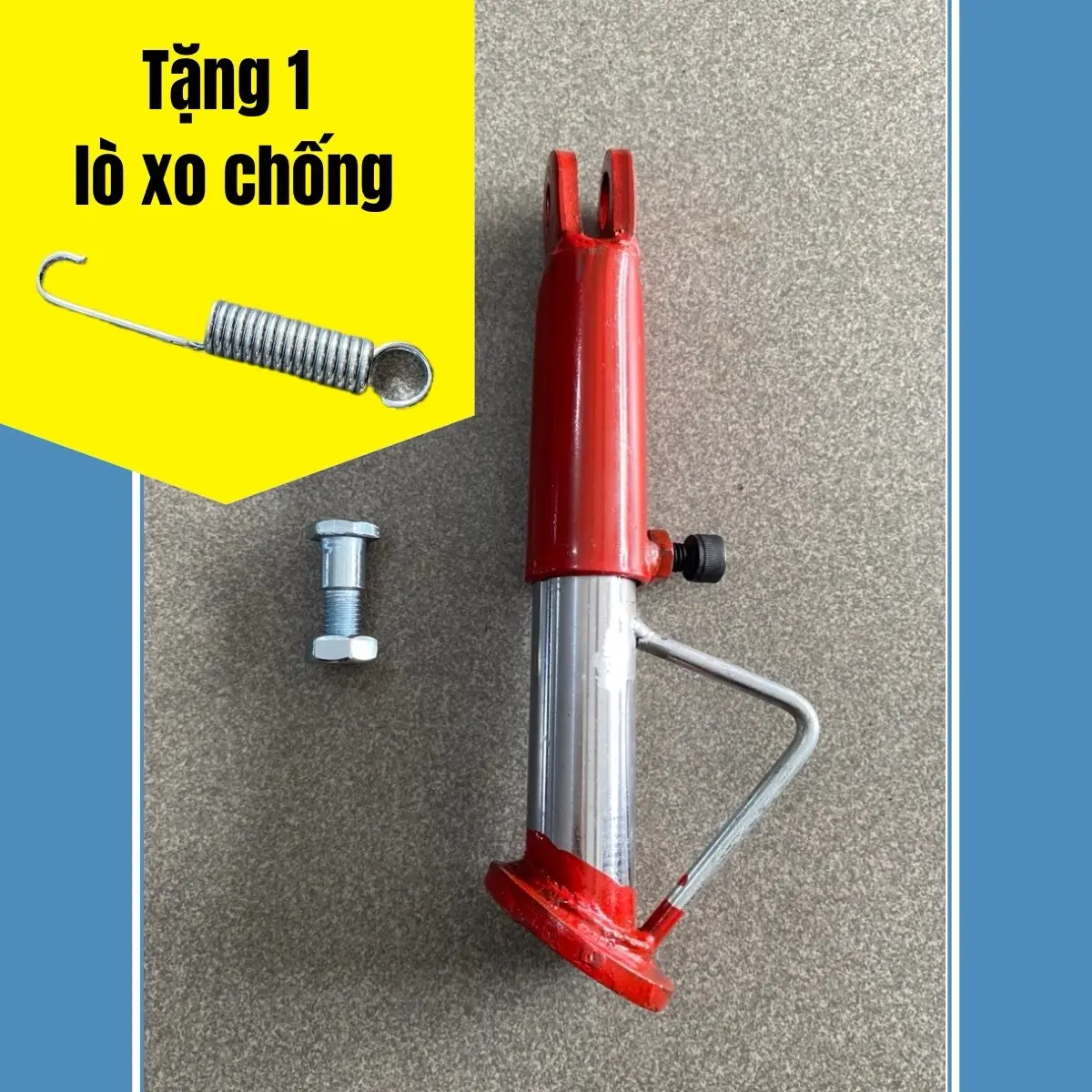 Chân chống nghiêng, chống thồ, chống ty chở nặng cho xe máy Dream, Wave