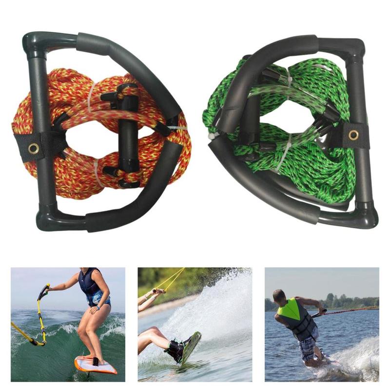Water Ski Rope with Handle Wake Surf Rope for Surfing Water Sports Kneeboard 2
