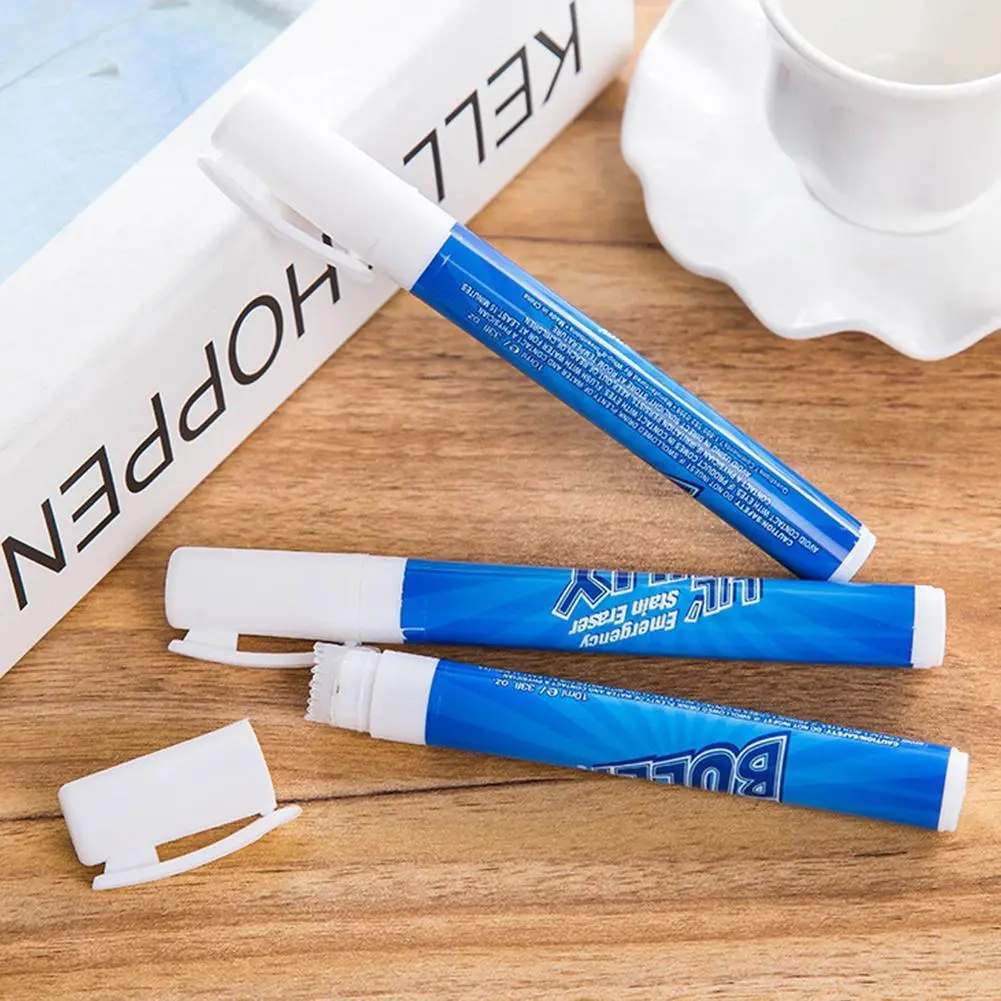 Easy Use Decontamination Pen Emergency Clothing Stain Stick Scouring Remover Z2H5
