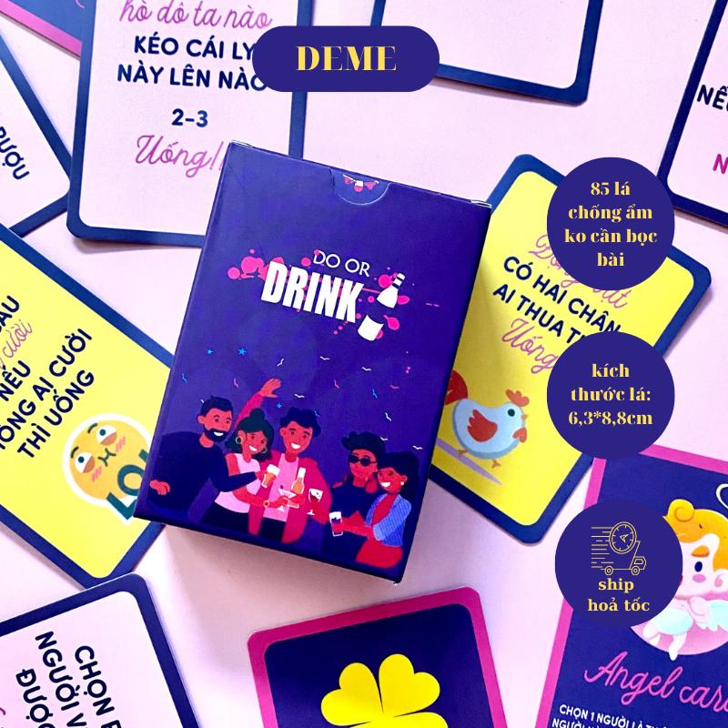 bộ bài drinking game cho bạn bè board game vui vẻ cho buổi đi chơi họp lớp Thẻ Bài Cards