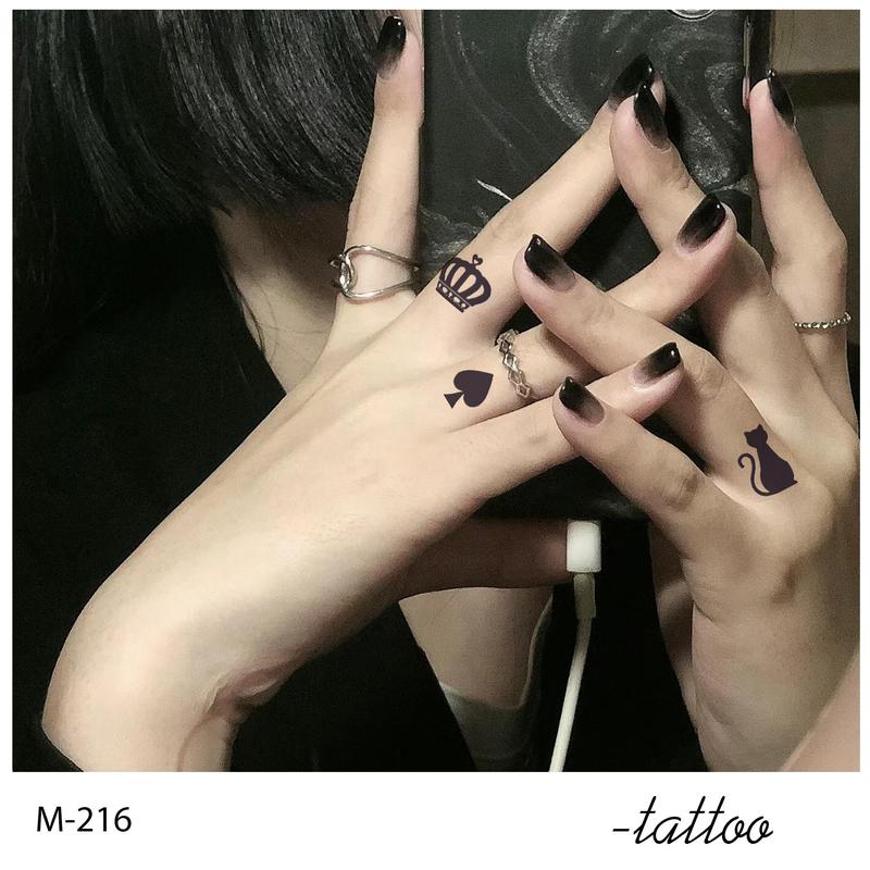 Zoartattoo M-190 stiker tato sementara  【Peta binatang】Tahan lama Tattoo menempel dekorasi seni untuk pria dan wanita 6
