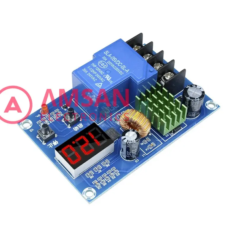 XH M604 / Modul Charger Otomatis cut off Aki Baterai 6-60V 0