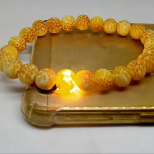 gelang kayu liwung macan putih 8 mm