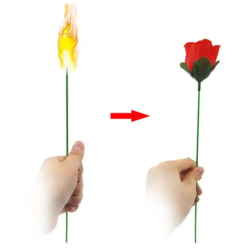 Magic Rose Rose Girl Prop Set Torch Proposal Annual Show Empty Stage Valentine's Day Close-up