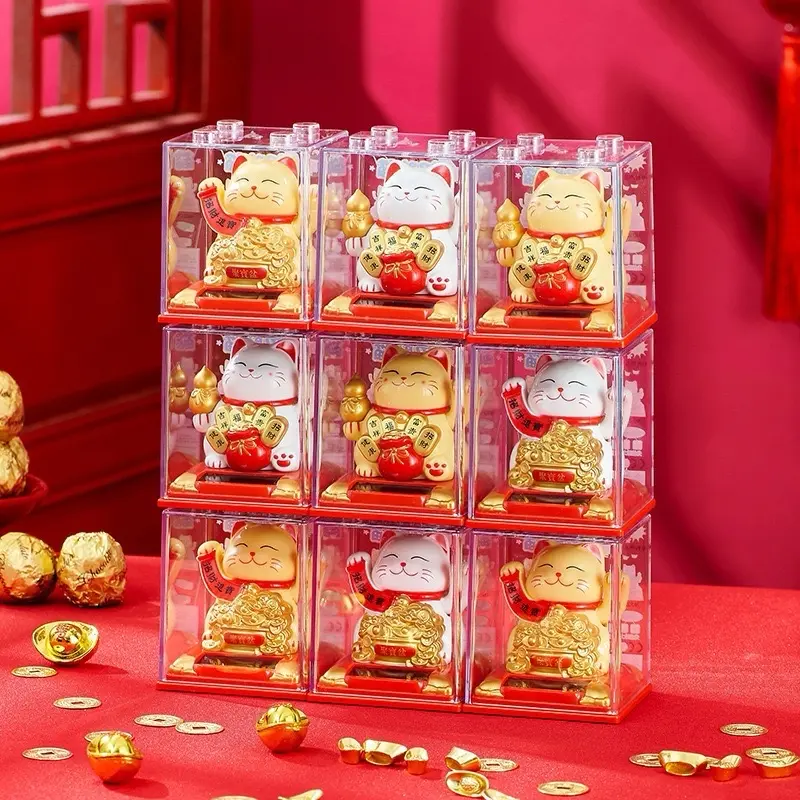 Mèo Thần Tài Vẫy Tay Để TapLo Xe Thêm May Mắn - Mèo Chiêu Tài - Luckycat Trang Trí Bàn Thu Hút Tài Lộc