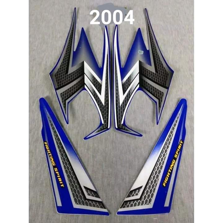 striping rx king 2004 ready stok varian hitam, biru tua, biru muda 1