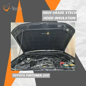 TOYOTA FORTUNER Peredam Panas dan Suara Kap Mesin Mobil V-TECH + Klip Toyota Fortuner