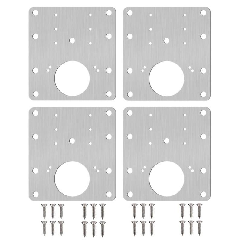Product Introduction of Tấm cố định sửa chữa bản lề, Bộ dụng cụ thay thế cho tủ bếp, Tấm chắn cửa tủ, Làm bằng bảng thép không gỉ, Thích hợp để sửa chữa bản lề 8