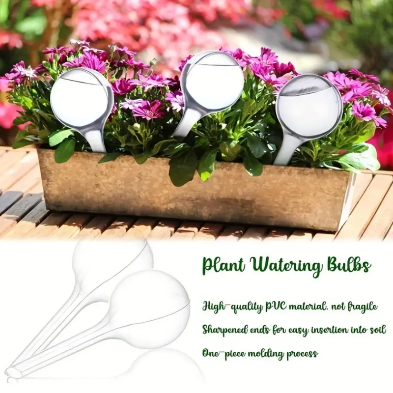 Bulb Shaped Plant Self Watering Device, 5 Counts/set Simple Durable Plant Self Watering Bulb, Automatically Plant Watering Tool, Garden Supplies for Home Garden 8