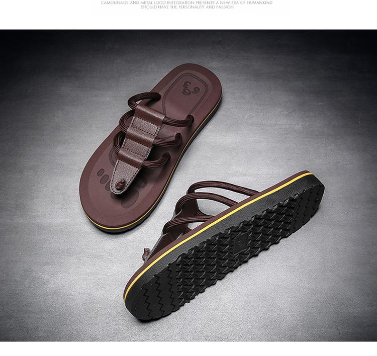 Product Introduction of Summer New Sandals, Men's Anti slip Outer Wear EVA Slippers, Men's Leisure Beach Flip Flops 25