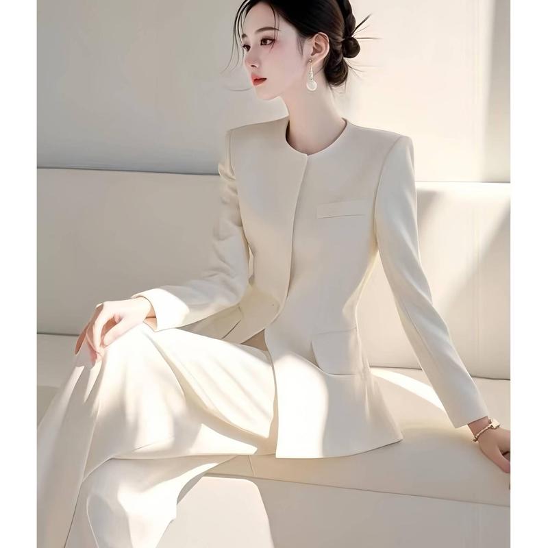 Product Introduction of Bộ đồ thời trang sang trọng Hàn Quốc, áo khoác vest và quần Dài, CF 3