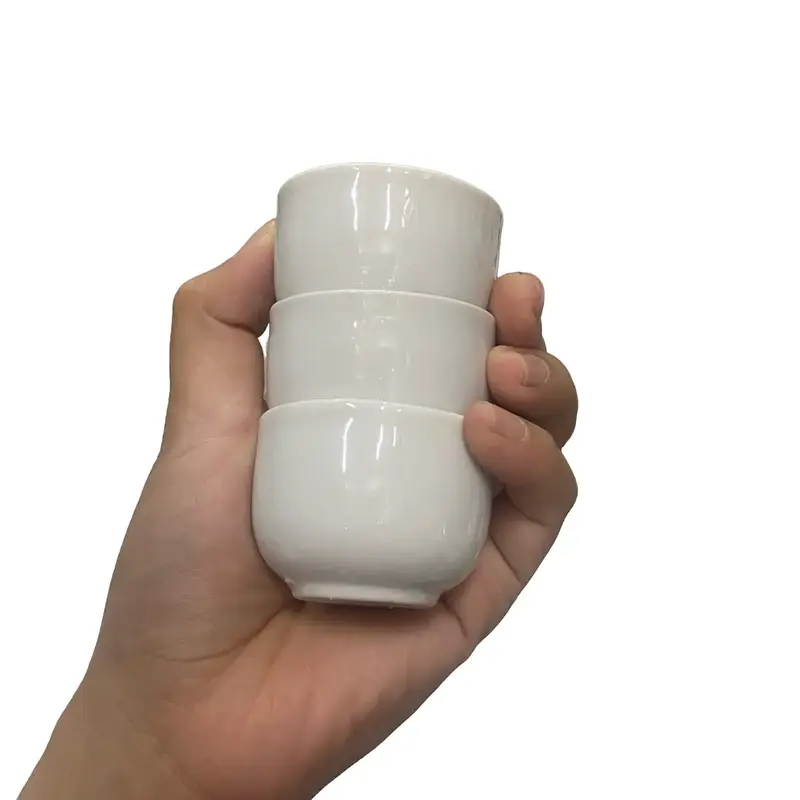 Combo 20 chén chè (ly trà ) trắng siêu đẹp 0