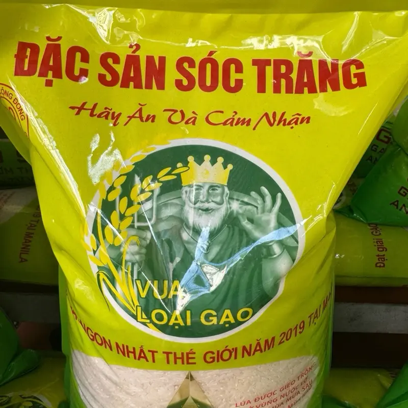5kg gạo st25 vuông tôm dẻo thơm cơm 0