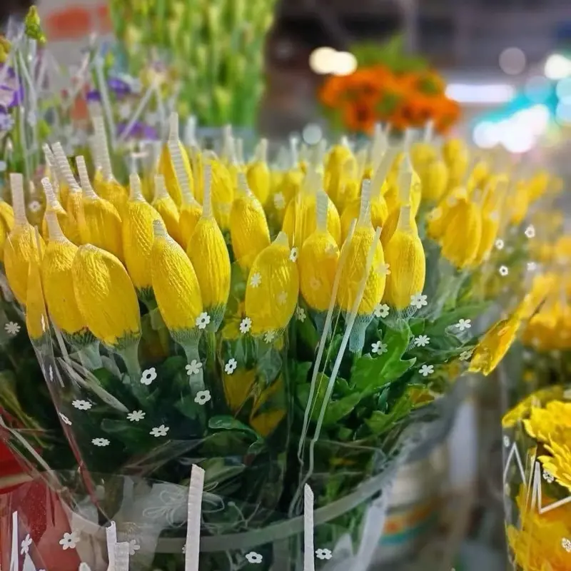 TÚI ĐỰNG HOA TƯƠI/ HOA GIẢ ĐỦ SIZE HOẠ TIẾT ĐẸP 8