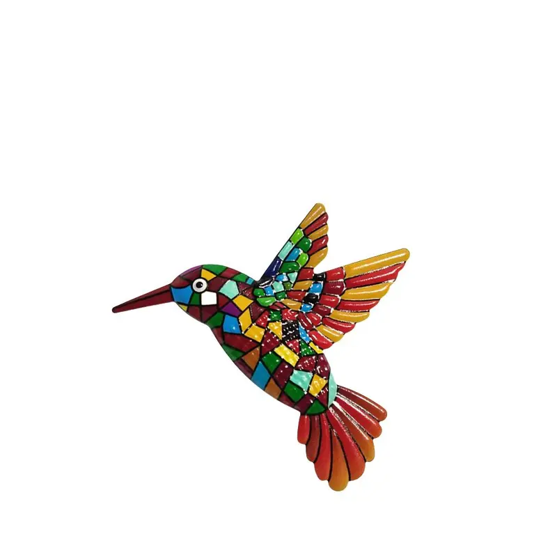 Hummingbird Design Garden Decoration, Metal Hanging Ornament, Outdoor Hanging Decor for Garden, Yard, Patio, Home Decor 2