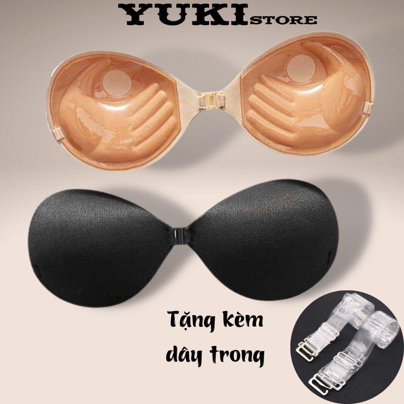 Áo Dán Nguc Cài Trước Bàn Tay Nâng Nguc Tạo Khe Kèm Dây Trong YUKI STORE 0127 Bra Kem Nữ