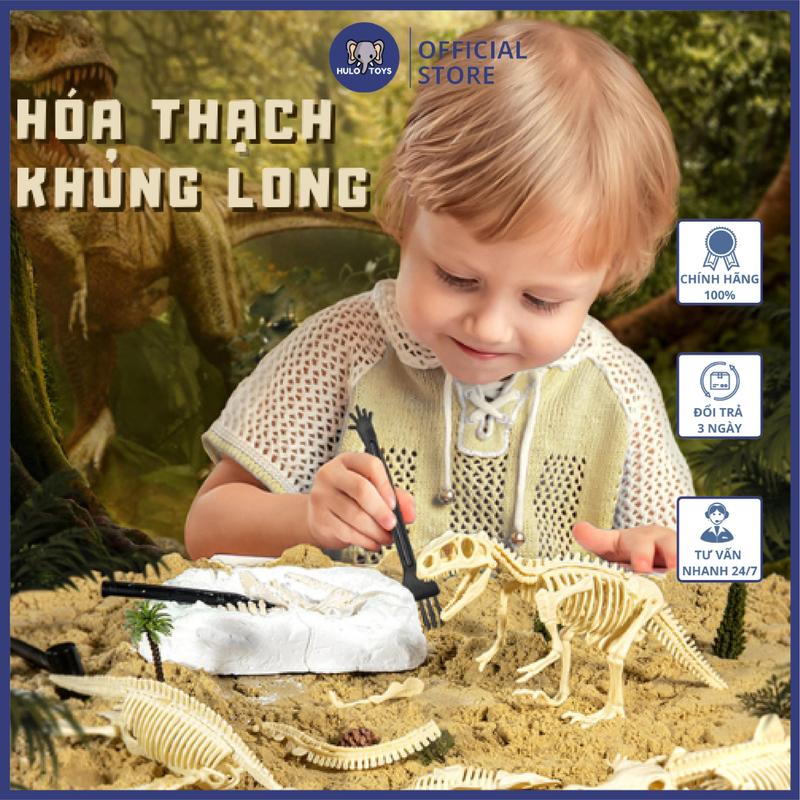  Đồ Chơi Hóa Thạch Xương Khủng Long Hulo Toys - Đồ Chơi Nhập Vai Khảo Cổ Cho Bé Từ 3 Tuổi 