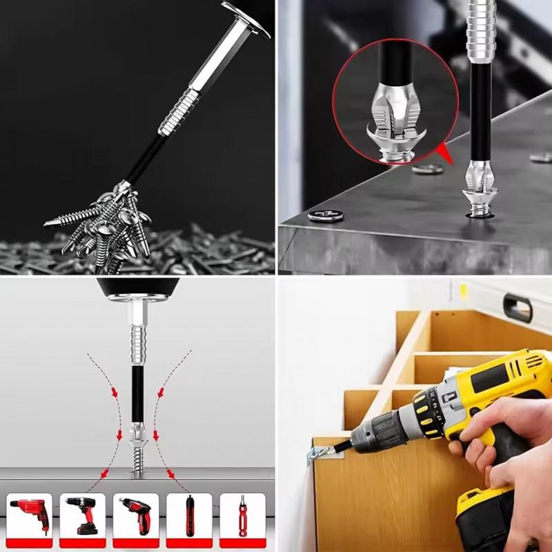 6/12Pcs K5 Obeng Magnetik Kuat Mata Bor Anti-Selip Baja Paduan Kepala Silang Tahan Benturan Mata Obeng Listrik