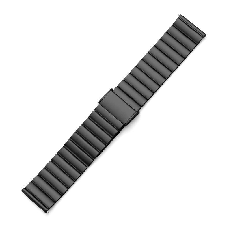 Product Introduction of Suitable for Apple One Bead Stainless Steel Strap Apple IWatch 8/Se/Huawei Buckle Bamboo Strap 4145mm 4