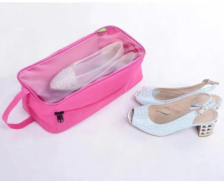 Product Introduction of 1PCS Promotion Polyester Waterproof Casual Travel Shoe Bags With Handle 19