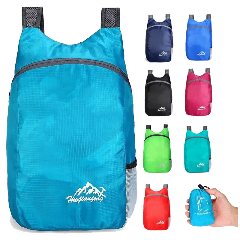 Portable Outdoor Sports Bag Waterproof Rucksack Wear-Resistant Travel Bag Folding Backpack Small Backpack Storage Small Bag [3 One Pack] non  zip  luggage luggage  cover luggage  accessories luggage  cover  protector smart luxury bags china