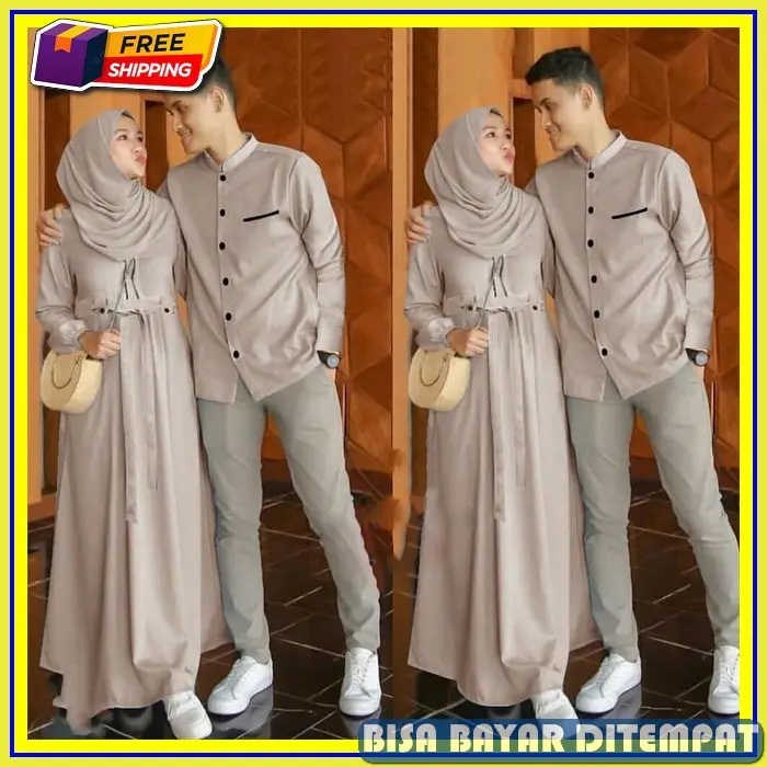 Baju Gamis Model Terbaru Viral 2022 Istri Simple Baju Sarimbit Model Rekomendasi Keluarga Lebaran Aesthetic Gamis Couple Elegan Kapel Pasangan Elegant Kekinian Terbaru Viral Doi Su