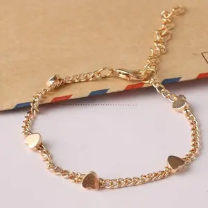 COD Gelang Rantai Love Liontin Kekinian Bintang Dan Bulan Hati Gelang Bangle Gaya Fashion Aksesoris Korea Untuk Wanita Women Jewelry Accessories KIARA Bracelets