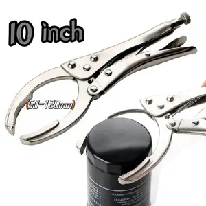 10 In Filter Oli Wrench / Metal Grip Plier Spanner Untuk Melepas Filter Oli Mobil