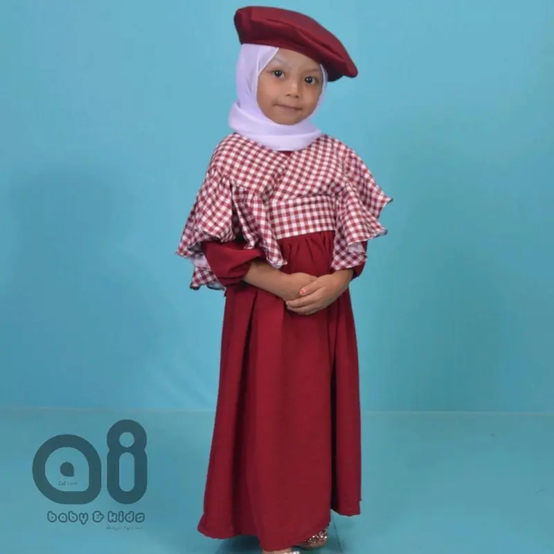 ONE SET DRESS + OUTER ANAK USIA 1-6 TAHUN 0