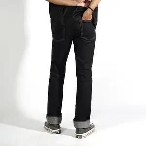 The Don's House Arteesan Denim CAMDEN BL WH TOBACO - Celana Panjang Jeans Washing Raw Jeans Pria Wanita Slim Straight Fit Lembut