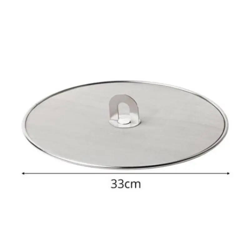 Lưới đậy chảo chống văng dầu mỡ inox ( núm cầm ) Kitchen 6