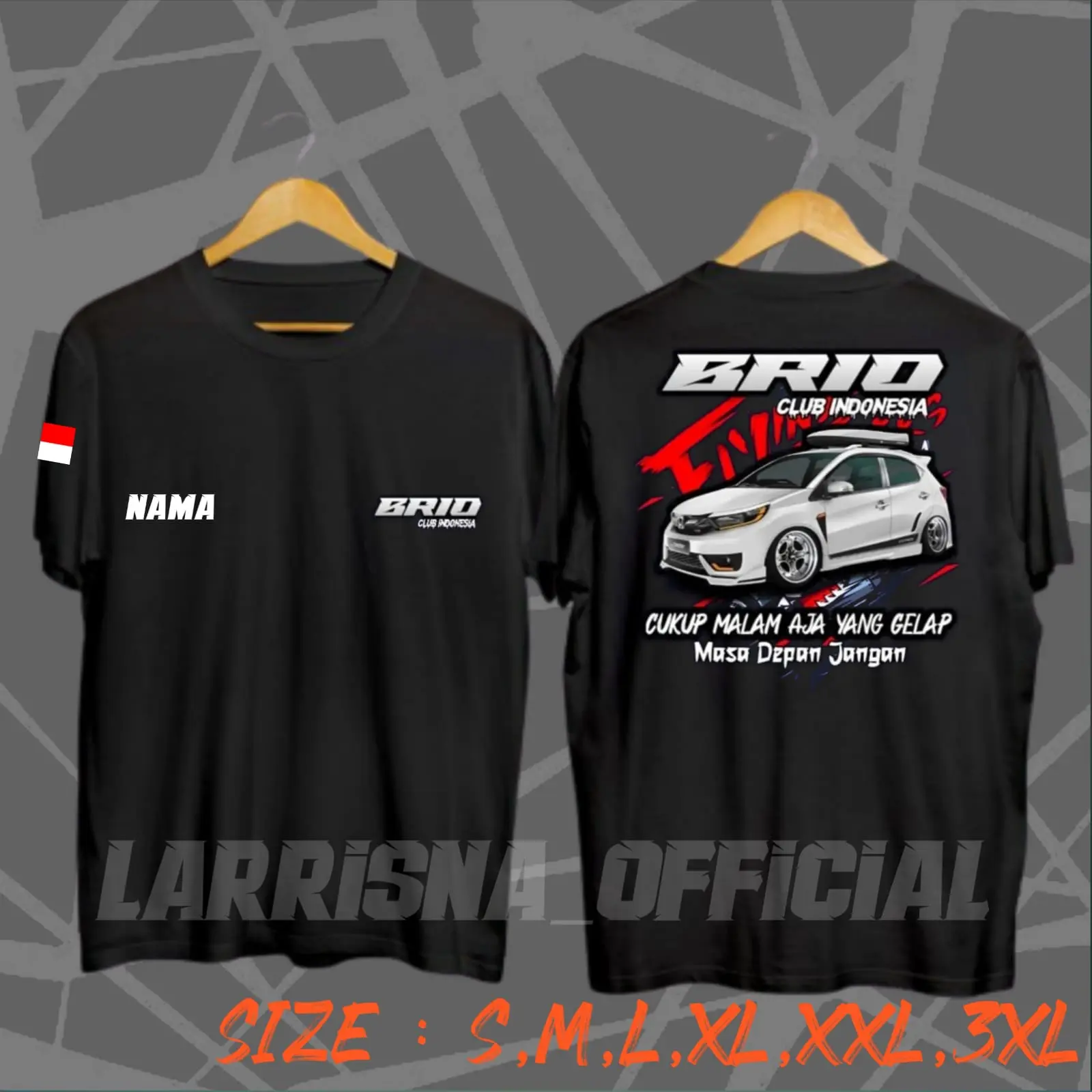 LARRISNA_OFFICIAL Kaos BRIO distro teknisi phone pria keren 2023 kaos dewasa lengan panjang pendek dewasa xxl jumbo kaos model baru cowo viral overaize baju motif tshrt kaos premium kaos custom distro bandung kaos pria keren kaos anak