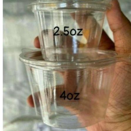 Hủ Nắp Liền nhựa đựng sốt sữa chua