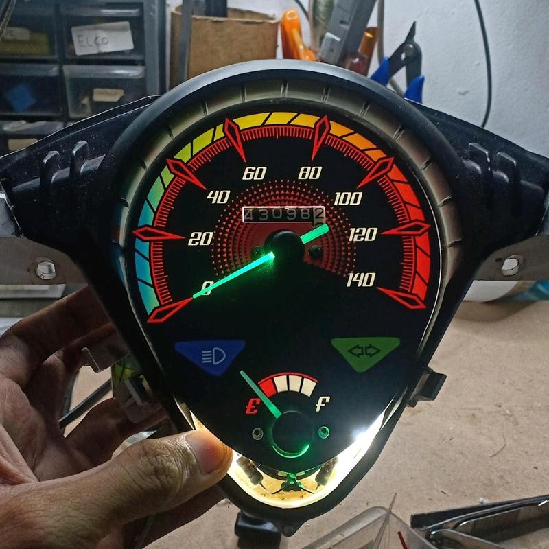 papan panel custom honda beat karbu Lampu Motor 0