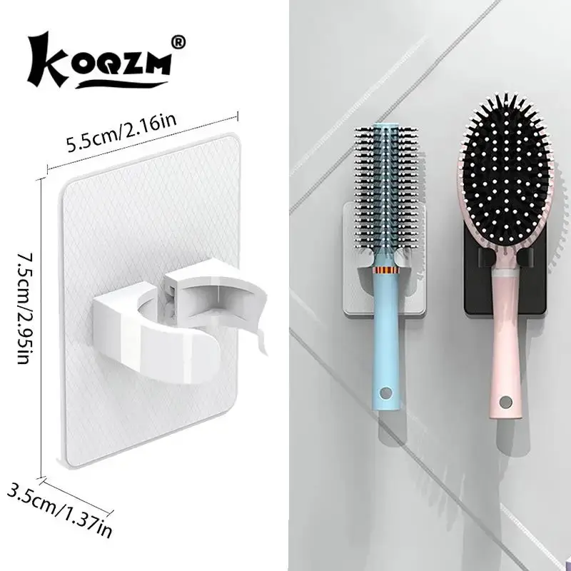 Giá Để Lược, Treo Tường Phòng Tắm, Giá Để Lược, Sắp Xếp Kẹp Tóc, Giá Để Lược Đệm Khí, Giá Để Lược Nhựa Sáng Tạo 0
