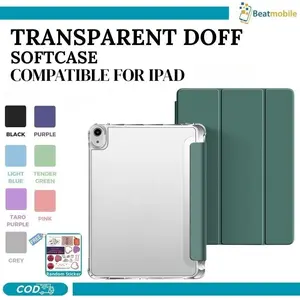 Case Compatible for iPad Air 6/Air7 11'' Mini 4 Mini 5 7.9" Gen 5/6 Air 1/2 Gen 11 air 4/5 Pro 11 Transparant Doff TPU Auto Sleep And Wake Smart Case