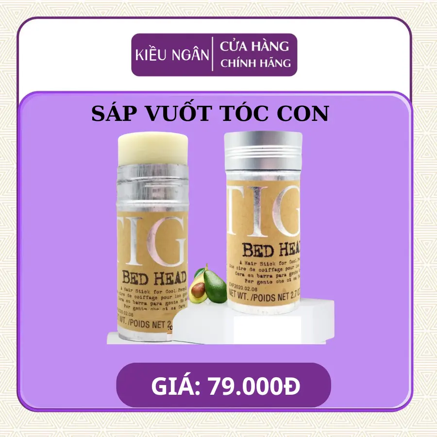 Sáp vuốt tóc con TIGI Wax Stick 75g mềm và dưỡng ẩm dạng thỏi giữ nếp tóc con tạo kiểu tóc